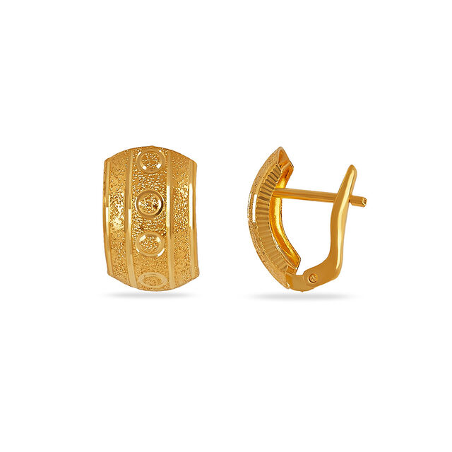 Tanishq 22KT Gold Earrings for Women 2