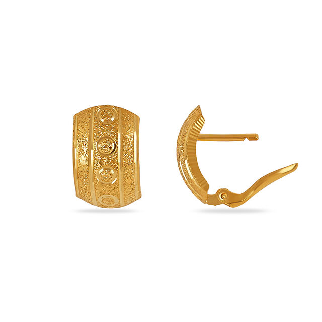 Tanishq 22KT Gold Earrings for Women 4