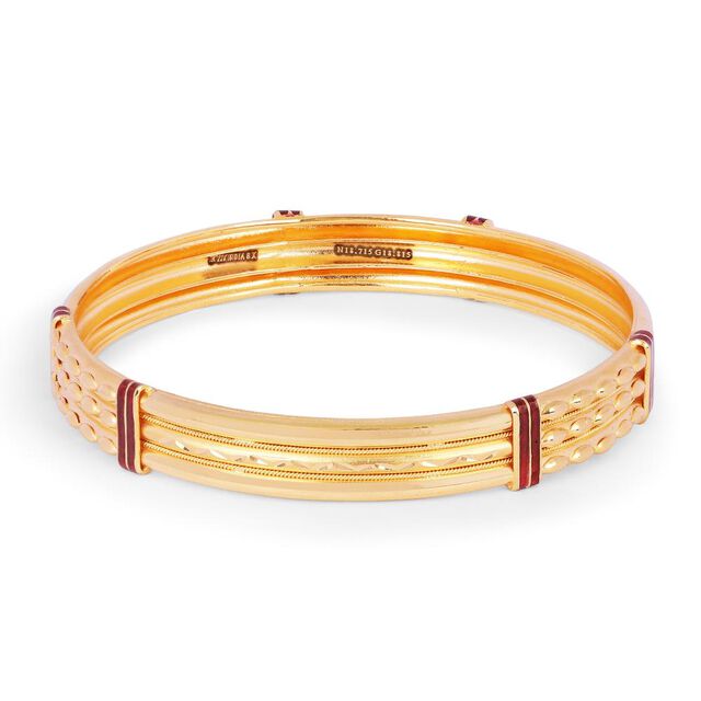 Tanishq 22KT Gold Bangle for Women 