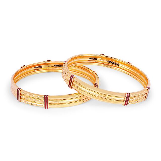 Tanishq 22KT Gold Bangle for Women 5