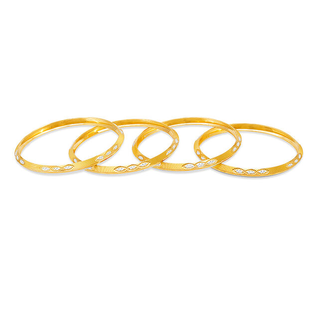 Tanishq 22 Karat Gold Bangle for Women