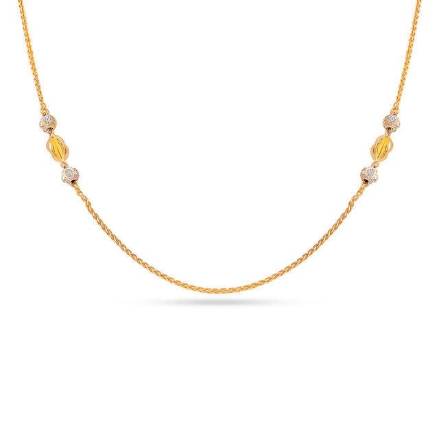 Tanishq 22 KT Gold Chain for Women