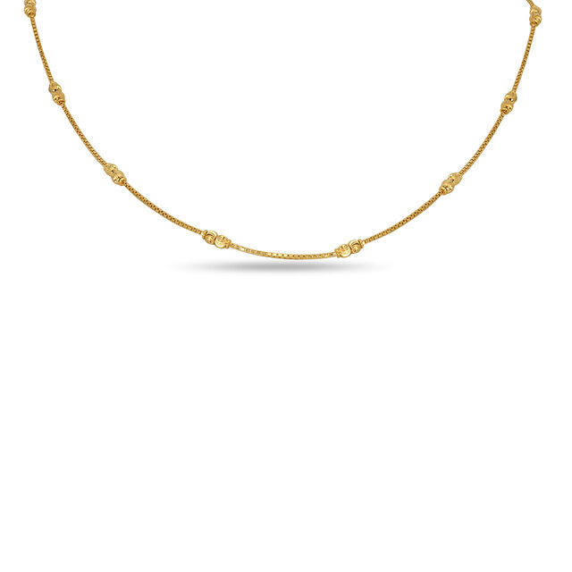 Tanishq 22 Karat Gold Chain for Women 