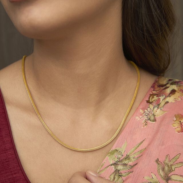 Tanishq 22KT Gold Chain for Women 2