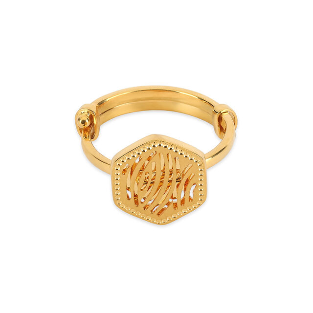 Tanishq 22KT Gold Finger Ring for Women
