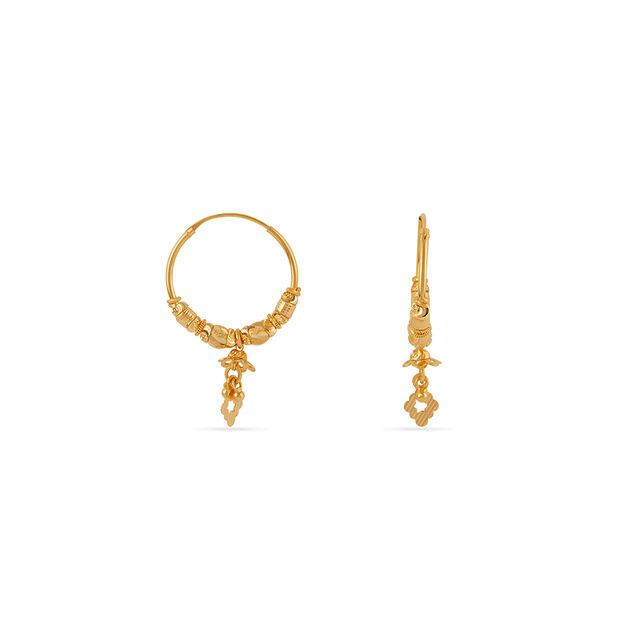 Tanishq 22 Karat Gold Earrings for Women 2