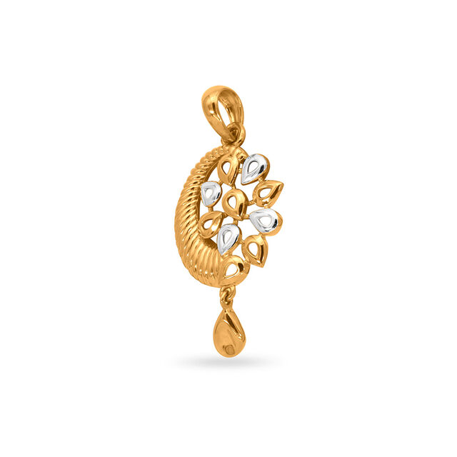 Tanishq 22 Karat Gold Pendant for Women