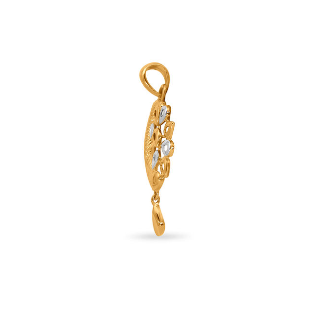 Tanishq 22 Karat Gold Pendant for Women