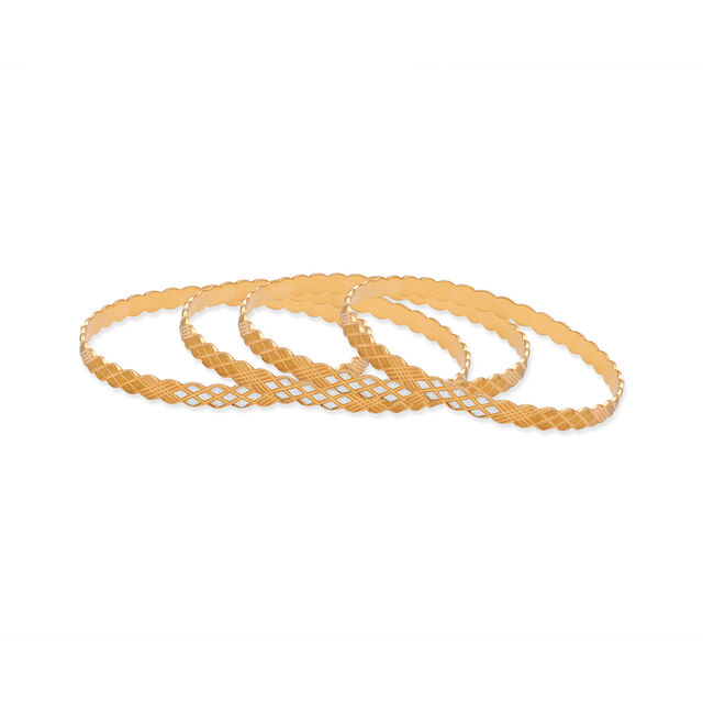 Intricate Diamond Pattern Bangle