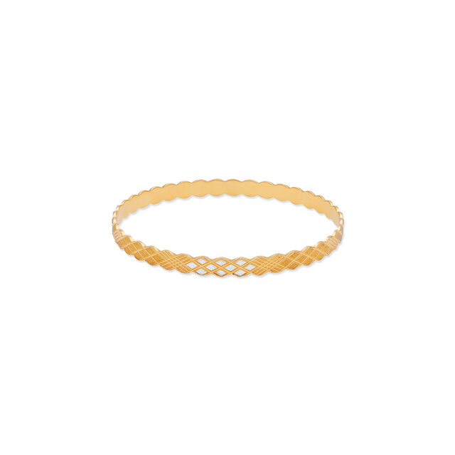 Intricate Diamond Pattern Bangle