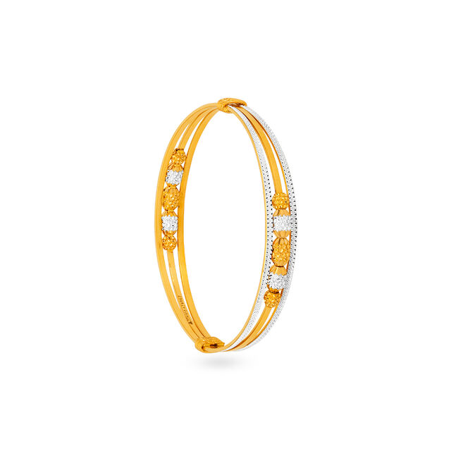 Tanishq 22 KT Gold Bangle for Women 4