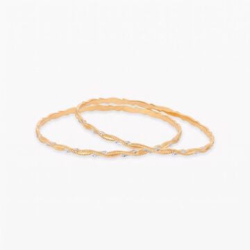 Graceful Twined Bangles