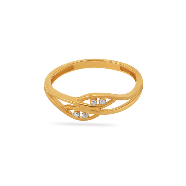 Tanishq 22KT Gold Finger Ring for Women