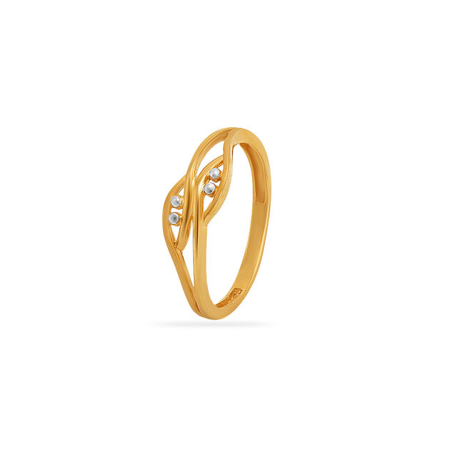 Tanishq 22KT Gold Finger Ring for Women