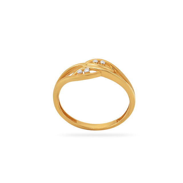 Tanishq 22KT Gold Finger Ring for Women