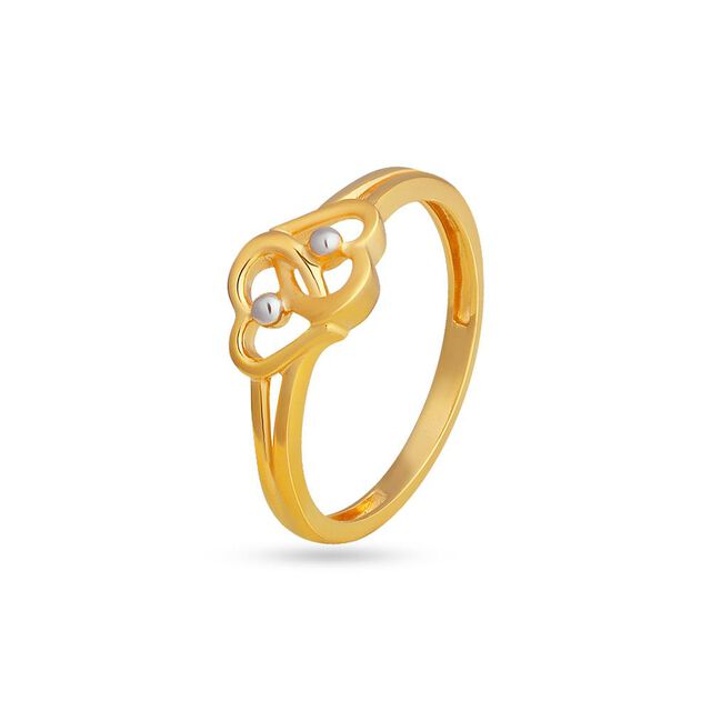Tanishq 22KT Gold Finger Ring for Women