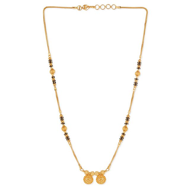 Tanishq 22KT Gold Mangalsutra for Women 