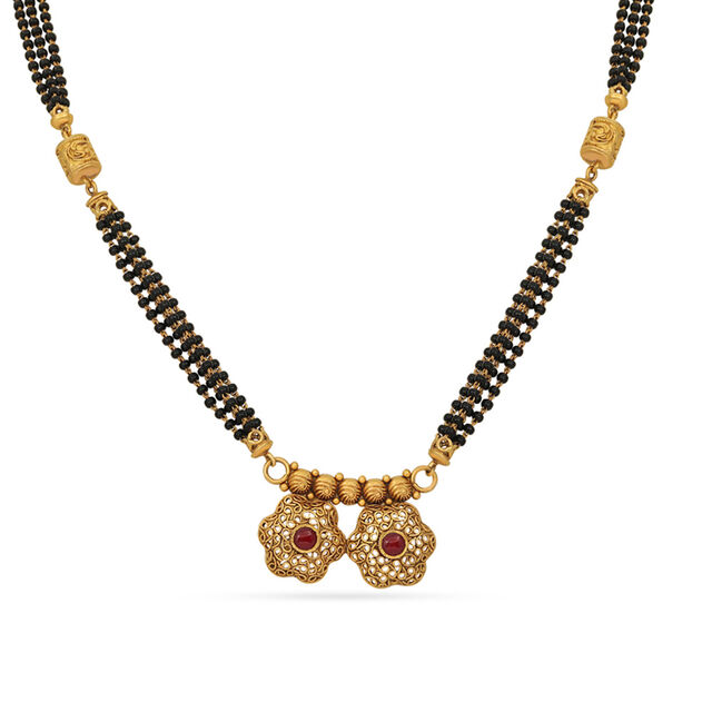 Tanishq 22KT Gold Mangalsutra for Women