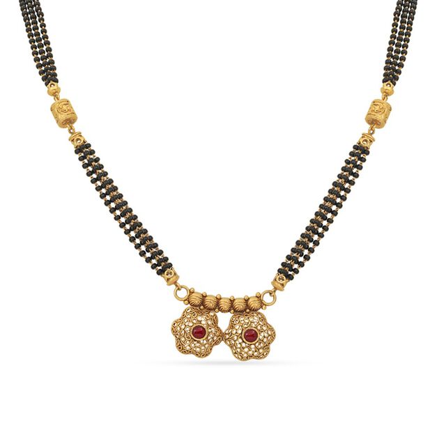 Tanishq 22KT Gold Mangalsutra for Women
