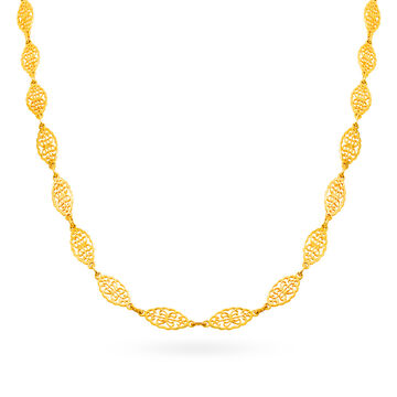 Intricate Filigree Gold Necklace
