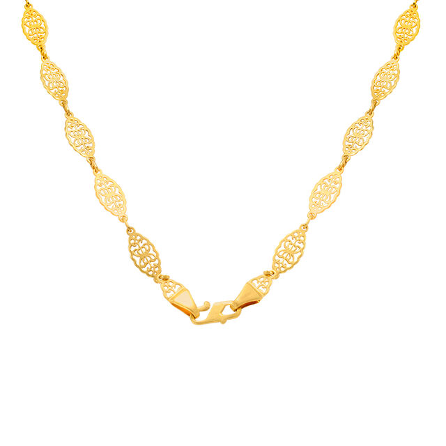 Intricate Filigree Gold Necklace