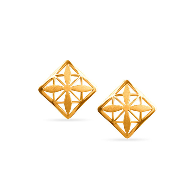 Tanishq Gold Earrings 
