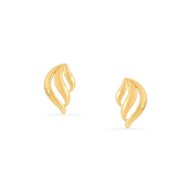 Tanishq 22KT Gold Earrings for Women 