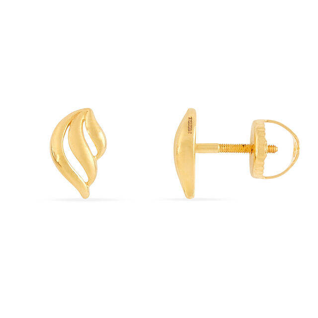Tanishq 22KT Gold Earrings for Women 3