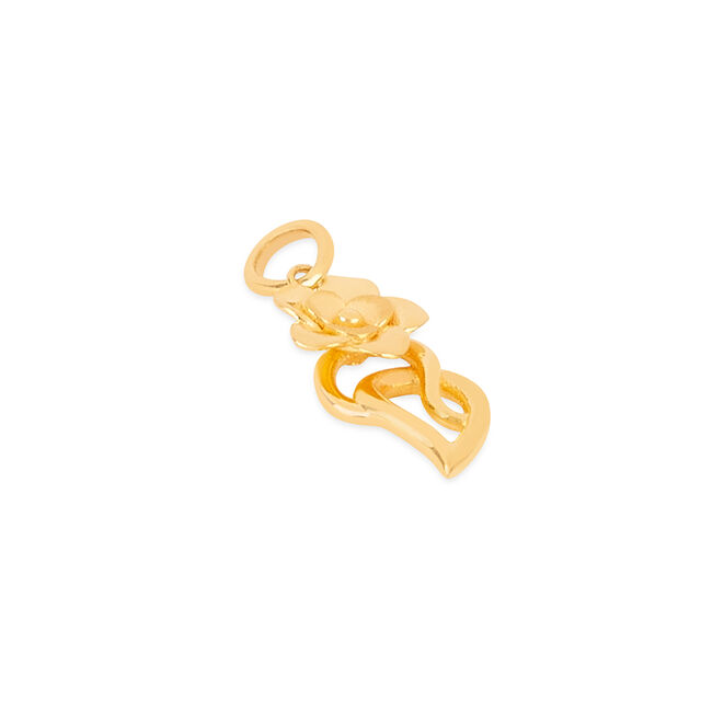 Gilded Blossom Gold Pendant 4