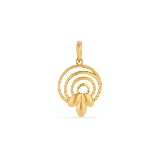 Tanishq 22KT Gold Pendant for Women 