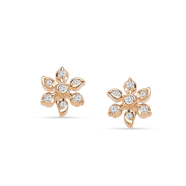 Tanishq 22KT Diamond Earrings for Women 