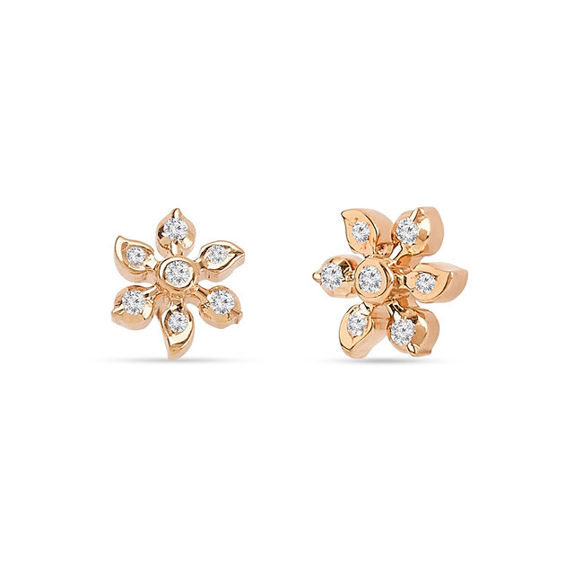 Tanishq 22KT Diamond Earrings for Women 2