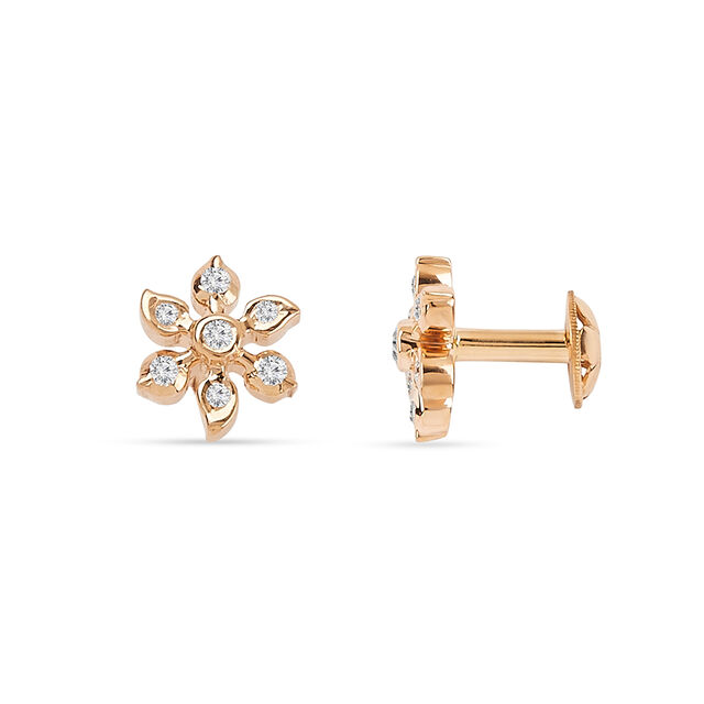 Tanishq 22KT Diamond Earrings for Women 4