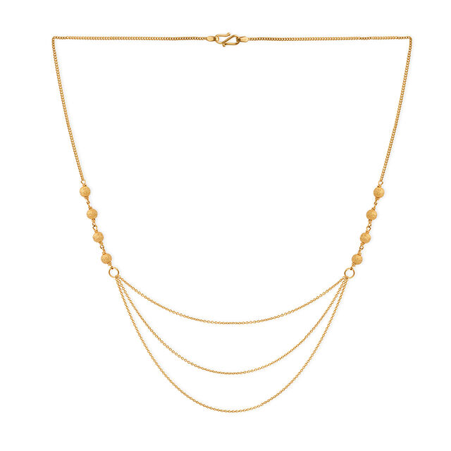 Tanishq 22KT Gold Chain for Women 
