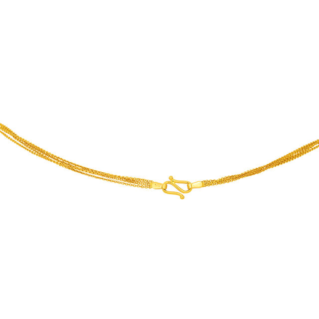 Multi-Chain Adjustable Gold Necklace