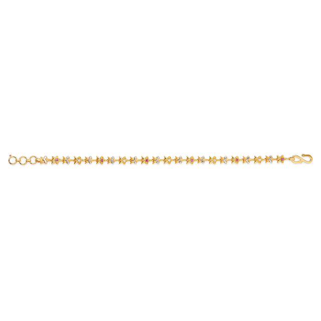 Tanishq 22KT Gold Bracelet for Women 3