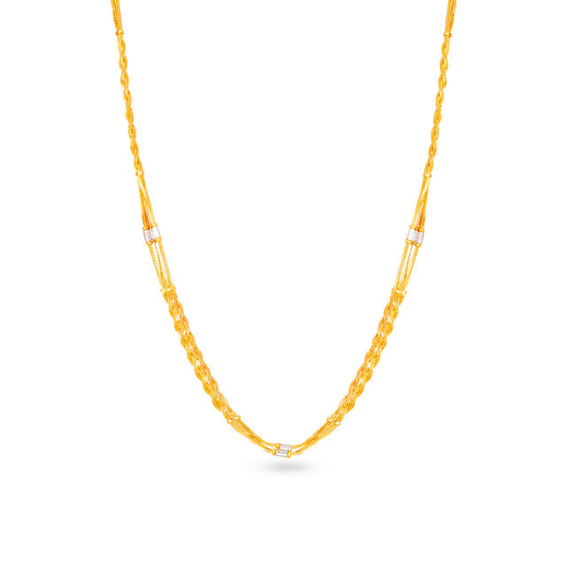 Tanishq 22KT Gold Chain for Women 