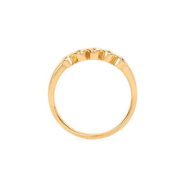 Tanishq 22KT Diamond Finger Ring for Women 4