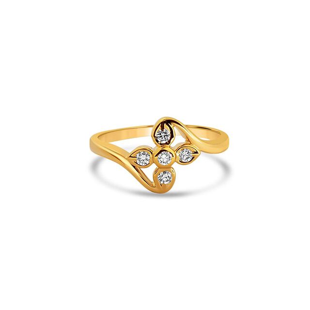 Tanishq 22 Karat Gold Finger Ring 2