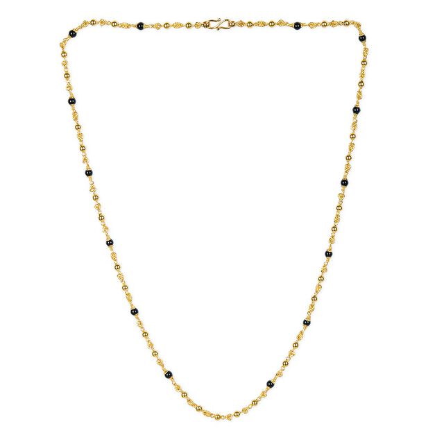Tanishq 22KT Synthetic Stones Chain for Women 