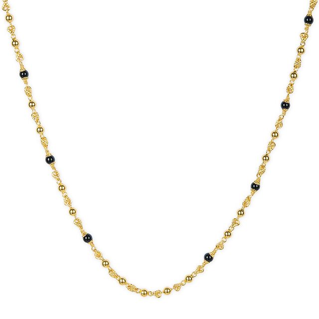 Tanishq 22KT Synthetic Stones Chain for Women 3