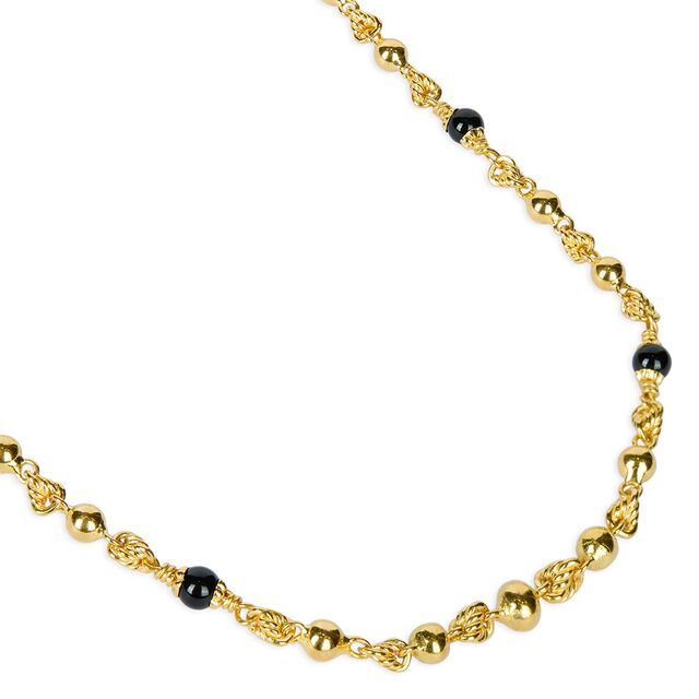 Tanishq 22KT Synthetic Stones Chain for Women 4