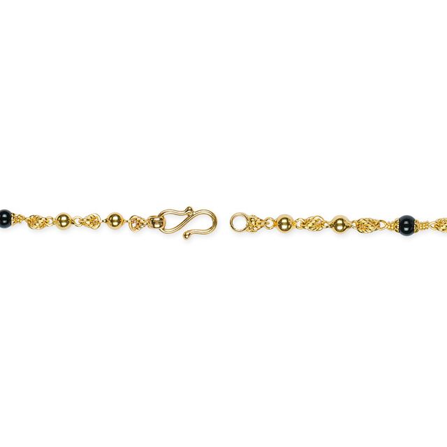 Tanishq 22KT Synthetic Stones Chain for Women 5