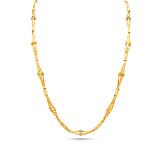 Sleek Gold Shape Chain 