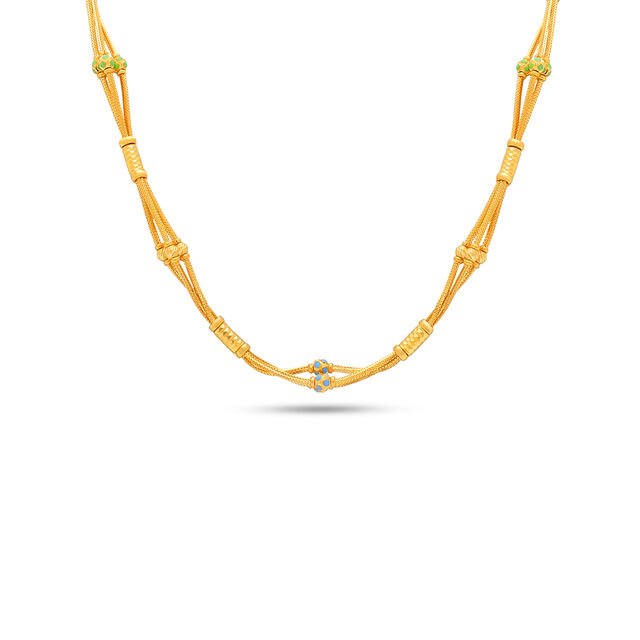 Sleek Gold Shape Chain 2