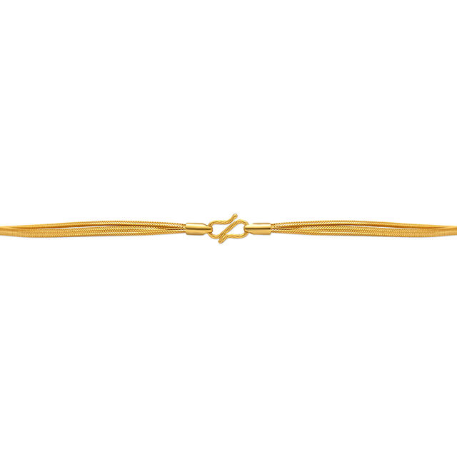 Sleek Gold Shape Chain 4
