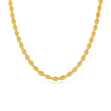 Intricate Gold Leaf Chain