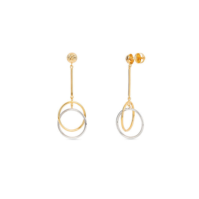 Tanishq 22KT Gold Earrings for Women 2