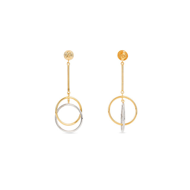 Tanishq 22KT Gold Earrings for Women 3