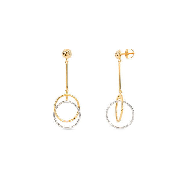 Tanishq 22KT Gold Earrings for Women 4